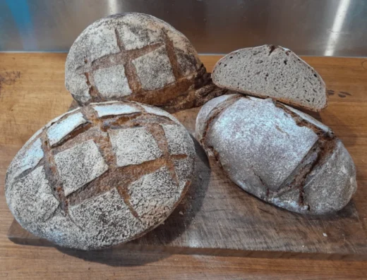 Rye and Miche Sourdough