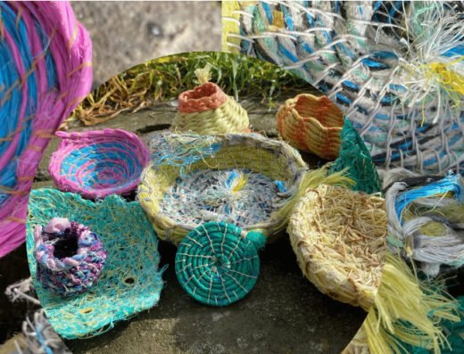Basket Weaving Waste to Art