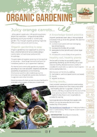 Organic garden guide